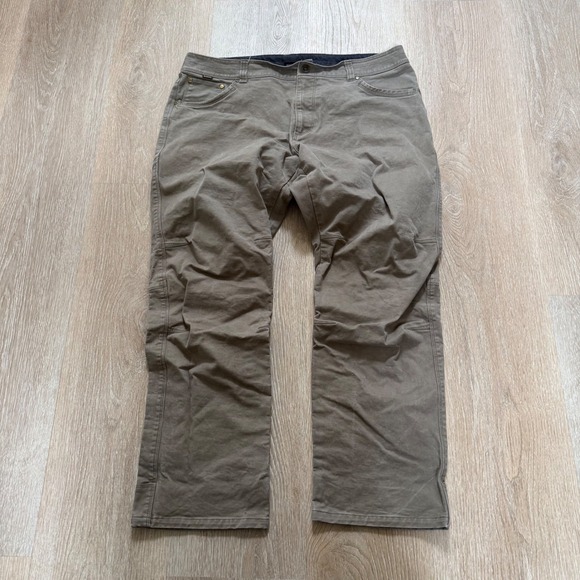 Kuhl Other - Kuhl‎ Legendary Rydr Pants Mens 38x30 Brown Gray Articulated Knee Heavyweight